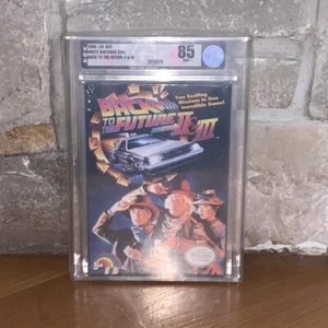New NES Back to the Future 2 II & 3 III VGA Graded 85 Factory Sealed H-Seam 1990 - Picture 1 of 4