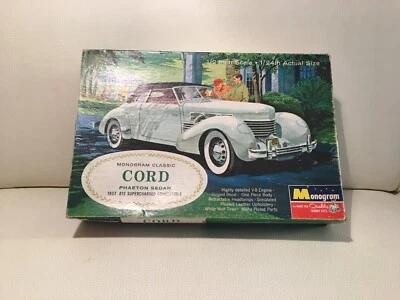 Monogram CORD PHAETON SEDAN  vintage - Immagine 1 di 4