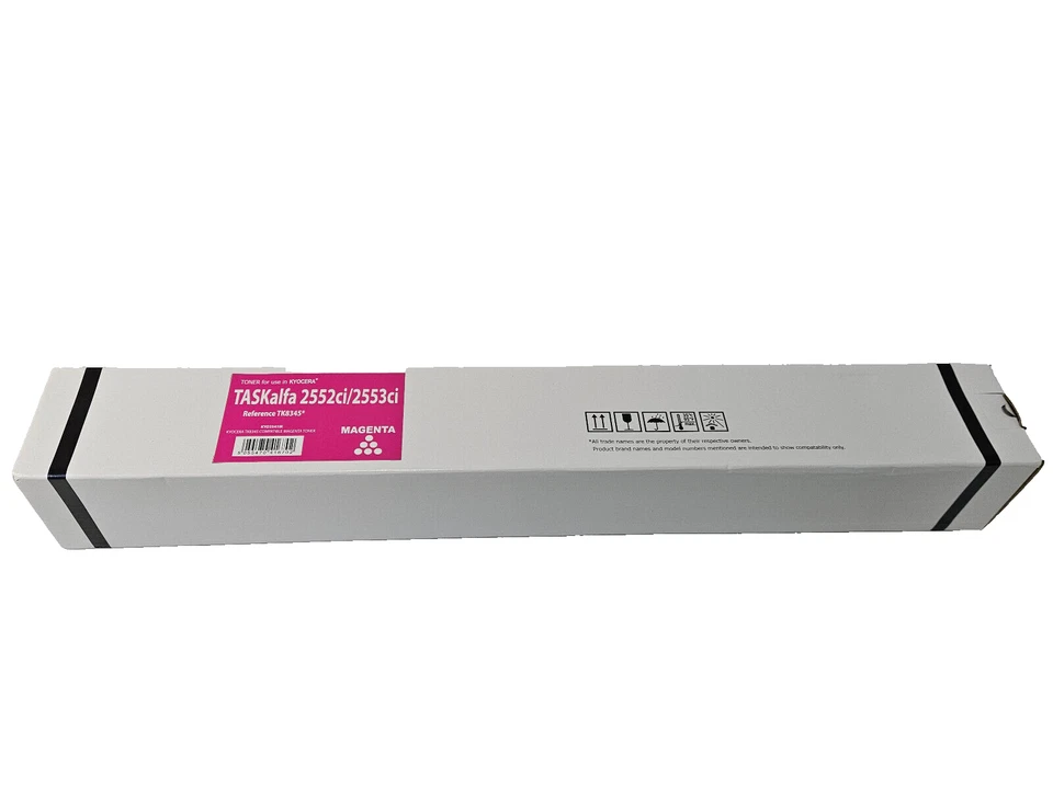 Kyocera TK-8345M compatible Magenta toner for TASKalfa 2552ci 2553ci - Image 1 of 1