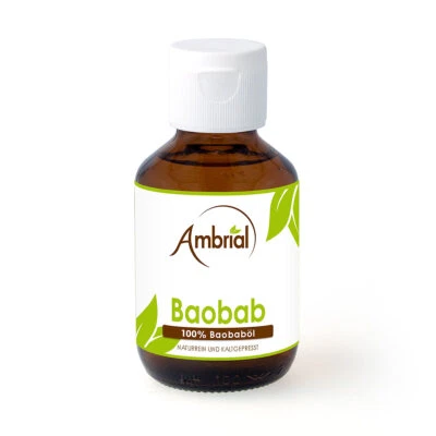 Ambrial Baobab Öl kaltgepresst 100% natürlich rein 100 ml