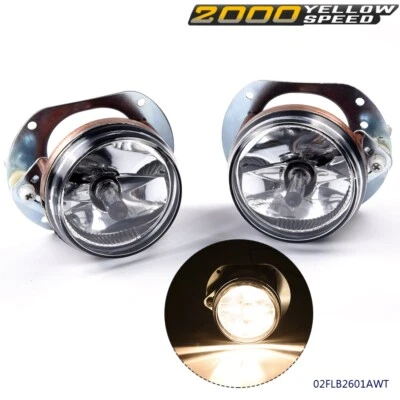 Fit For 07-10 Mercedes C300 C350 Lens Front Bumper Fog Light Lamps+Bulbs New - Imagem 1 de 4