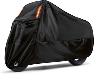 Outdoor Waterproof Motorcycle Cover, All Weather, Winter Snow, XXXL, 104x41x49in - Picture 1 of 7