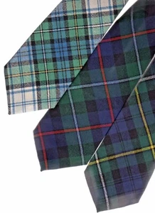 Campbell o Bolsillo Cuadrado de Lana Escocesa a Cuadros de Lana Corbata Tartan - Imagen 1 de 8