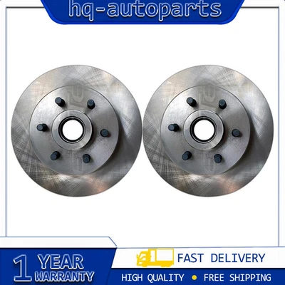 2x Conjunto de rotor y buje de freno delantero para Dodge Dakota 1991-1996 Foto 1 de 4