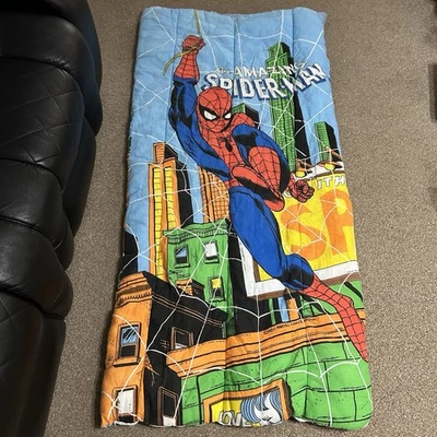 Vintage Amazing Spider-Man Sleeping Bag (Marvel Comics Group 1980) Sportline USA - Image 1 of 4