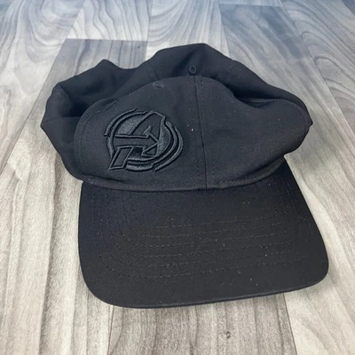 Boné de beisebol Avengers Campus Marvel adulto preto bordado alça ajustável - Imagem 1 de 4