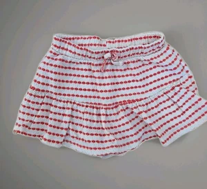 ZARA Red and White Striped kids Skort, Size: 3-4 Years (104cm) - Picture 1 of 4