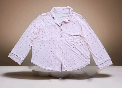 Juego de Pijama Victoria's Secret Nuevo con Etiquetas Rosa y Negro Lunares/Logo Modal XL Foto 1 de 4