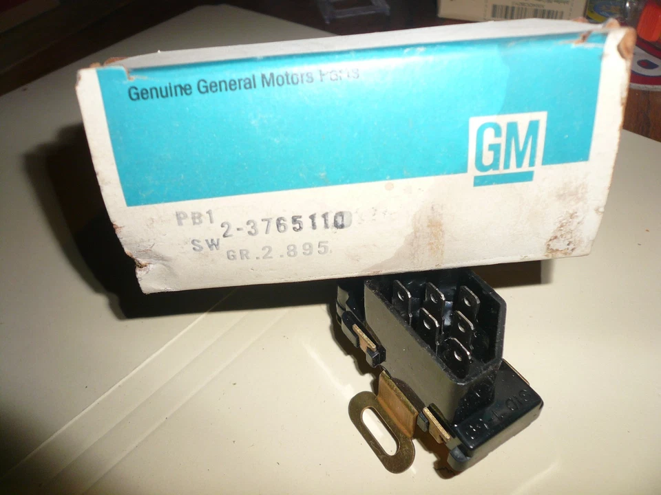 Nuevo de Lote Antiguo Chevrolet 1959-62 Interruptor de Señal de Giro Impala Nova Pickup Nomad 3765110 GM (1) Foto 1 de 4