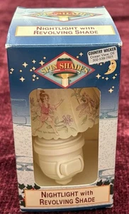 Vtg Spin Shades Nightlight w/ Revolving Shade Fairy Art 2003 Model SSNL2500 - Picture 1 of 7