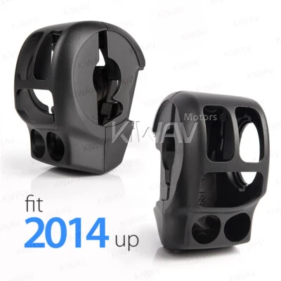 Kit de cubierta de interruptor de aluminio negro para Harley Electra Glide Ultra Classic 2015 Foto 1 de 4