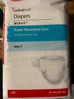 Disposable baby diapers size 7 white