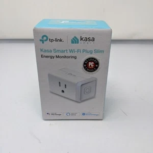 TP-Link Kasa Smart Wi-Fi Mini Plug With Energy Monitoring- White 15A KP-115 NEW - Picture 1 of 5