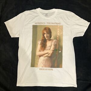 FLORENCE AND THE MACHINE ~ 2018 High As Hope Tour T-Shirt Size L
