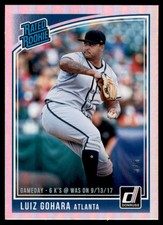 2018 Donruss Game Day Stat Line #43 Luiz Gohara RR /6