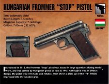 Hungarian Frommer Stop Pistol Classic Firearms Photo Card u