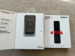 New Verizon eTalk Flip Phone Prepaid & Postpaid - Picture 1 of 2