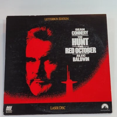 The Hunt For Red October Laserdisc Sean Connery Alec Baldwin Letterbox 2 Discs - Image 1 of 4