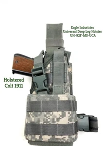 Colt 1911 USGI Eagle Industries Universal Drop Leg Holster Digital ACU Camo - Picture 1 of 6