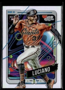 2024 TOPPS CHROME COSMIC REFRACTOR MARCO LUCIANO RC SAN FRANCISCO GIANTS #99 - Picture 1 of 2