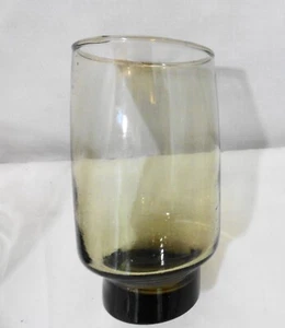10 Libbey Tawny Accent Smoke Brown 14oz Tumblers Drinking Glasses Barware AA - Picture 1 of 3