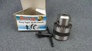 (B24) Grizzly Industrieschlüssel Typ Bohrer Spannfutter mit Schlüssel - Bild 1 von 7