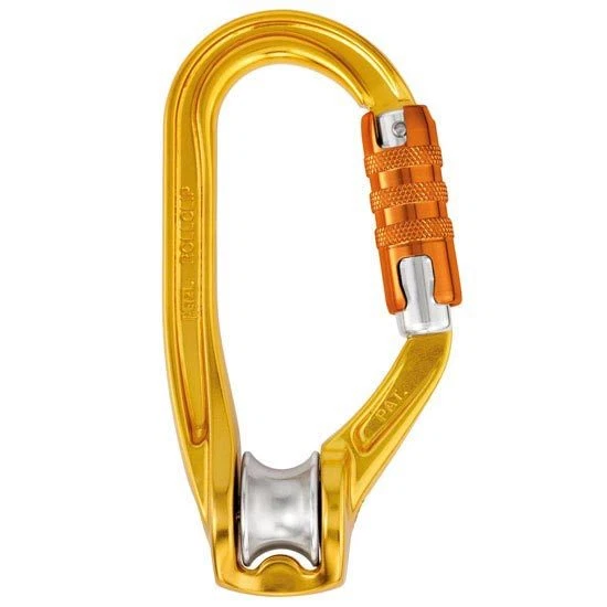 Petzl Carrucola e Moschettone Rollclip Triact-lock