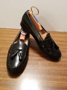 KIRKLAND SIGNATURE ALL LEATHER BLACK SLIPON 8.5/D/ MADE IN BRAZIL  - Picture 1 of 12