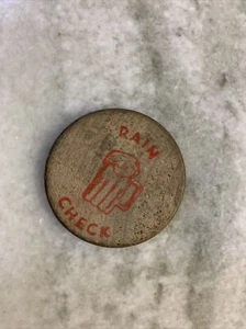 Wooden Coin Token Rain Check Mug of Beer- The Irish Mill, Mundelein, f5 - Picture 1 of 5
