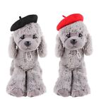 Black/red Dog Cat Beret Beautiful Pet Hair Accessory Comfortable To Wear