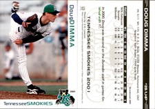 Doug Dimma 2001 Grandstand Tennessee Smokies #28 Card *AutographDen*