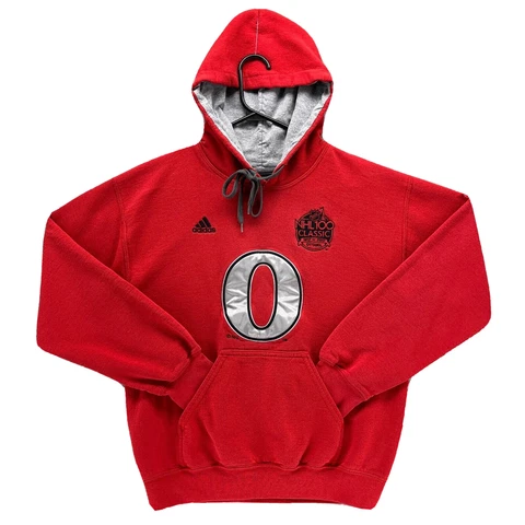 Ottawa Senators Hoodie Adult Small Red Adidas NHL 100 Classic Hockey Sweater Men Cover