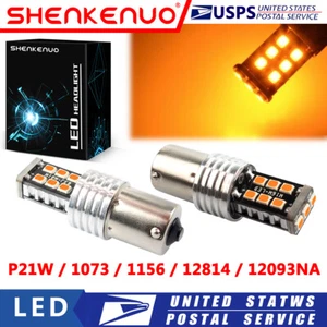 For Honda NX250 NX650 PCX125 PCX150 LED Front Rear Turn Signal Lamp P21W 1073 US - Picture 1 of 12