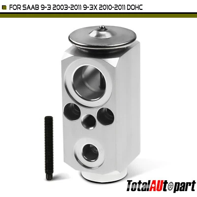 Válvula de expansión de aire acondicionado para Saab 9-3 2003 2004-2011 9-3X 2010-2011 2,0 L 2,8 L DOHC Foto 1 de 4