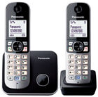 * Panasonic KX-TG6812GB Analog Telefon Schwarz DECT GAP 120 Einträge 40 Töne