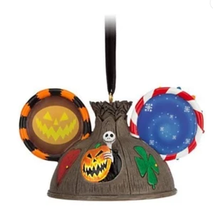 Disney official Nightmare Before Xmas Tree hanging ornament Jack Ear Hat - Picture 1 of 1