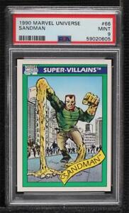 1990 Impel Marvel Universe Super-Villains Sandman #66 PSA 9 MINT 1b8