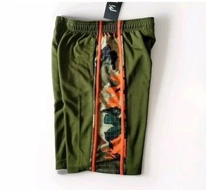 Nike Russell Wilson Shorts Boy L 12-13YRS Rough Green Pull On Athletic Mesh Logo - Picture 1 of 6