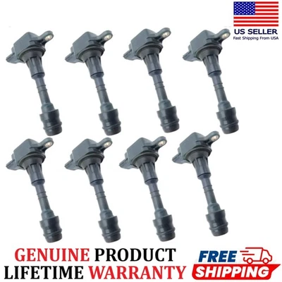 8 bobinas de encendido para Infiniti FX45 2003-2010, M45, Q45 4,5 L V8, 22448-AR215 OEM Foto 1 de 3