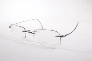 Silhouette Eyeglasses Silhouette Women Blue Rimless Titanium Glasses Frames - Imagen 1 de 4