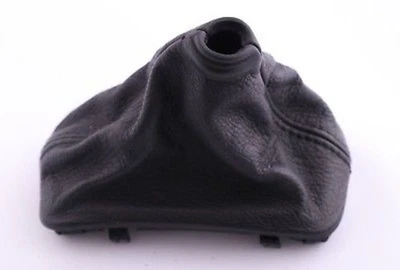 BMW X5 Series E53 Automatic Leather Gear Lever Cover Selector Boot Black Foto 1 de 4