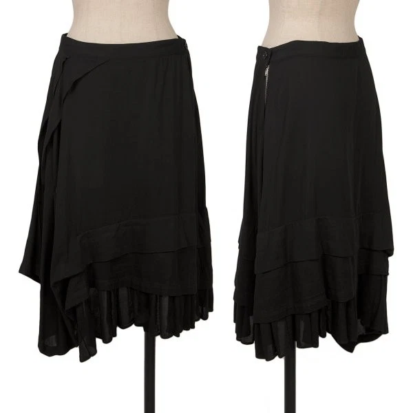 Falda asimetría de algodón zucca en capas talla M (K-161125) Foto 1 de 4