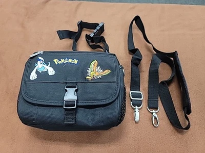 任天堂 Game Boy Pokemon Lugia Ho-Oh 金色银色手提箱旅行包良好 — 第 1/4 张图片