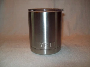 Yeti Rambler 10oz Lowball Insulated Tumbler W/Lid Stainless Steel Cup Mug - Picture 1 of 8