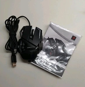 Mad Catz R.A.T. 6+ Wired Gaming Mouse Optical Gaming Mouse, Black - Picture 1 of 8
