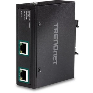 TRENDnet TI-E100 Industrial Gigabit PoE+ Extender bis zu 200 m IP30 Wandmontage - Bild 1 von 7