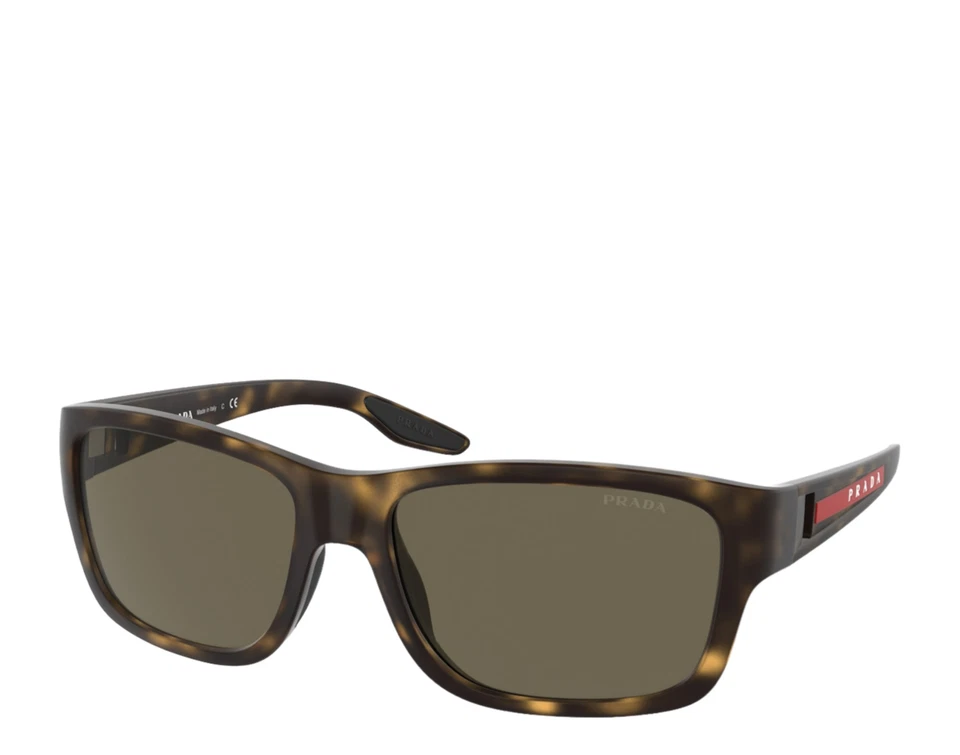 Gafas de sol Prada Linea Rossa PS 01WS 58106H Havana de goma para hombre - talla 59-17 Foto 1 de 1