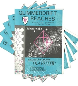 TRAVELLER  Glimmerdrift Reaches Sector Guide & Sourcebook-Bonus Pack X5 shrinkFS - Picture 1 of 4