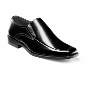 Stacy Adams Cassidy Black Size 12 Moc Toe Loafer Work Shoes Classic Dressy - Picture 1 of 10