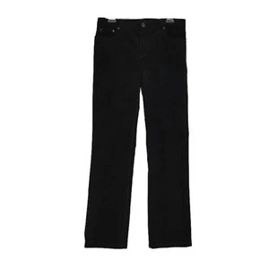 Vtg LRL Ralph Lauren Jeans Co Black Stretch Corduroy Classic Straight Leg Pants - Picture 1 of 8